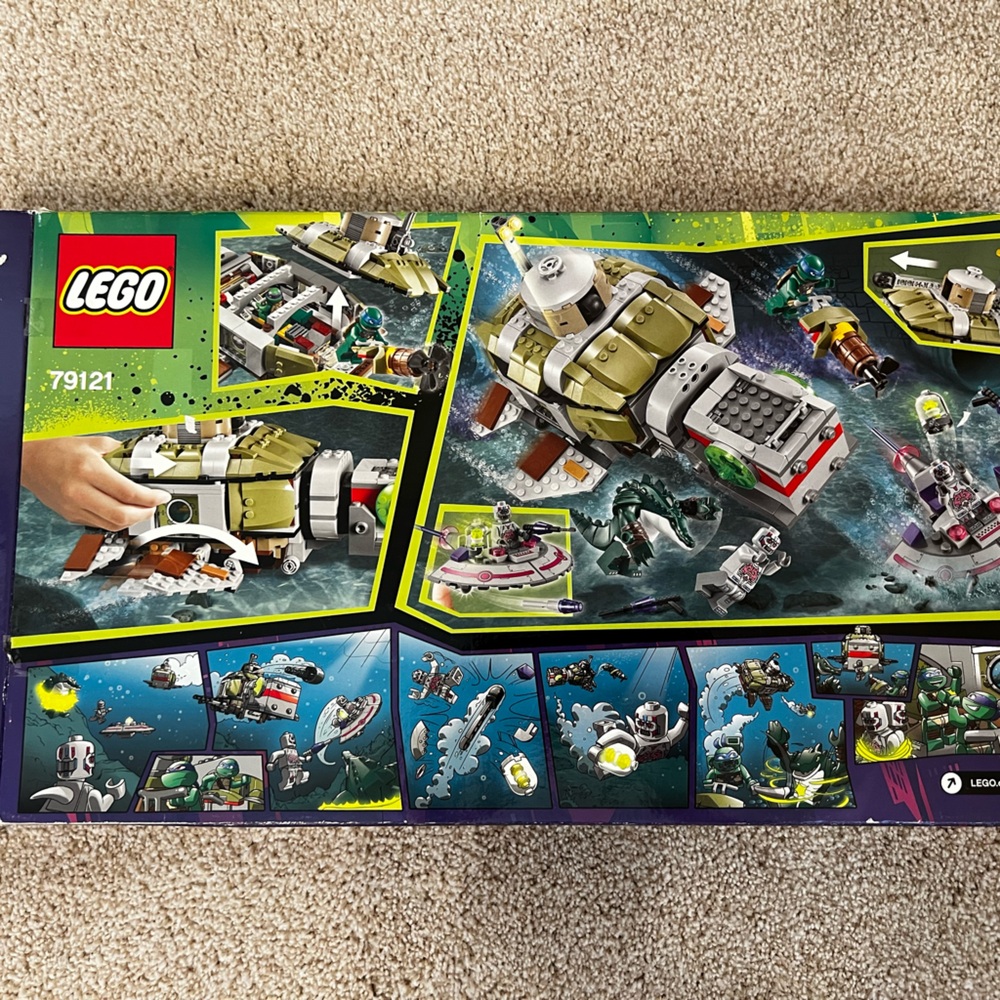 LEGO Teenage Mutant Ninja Turtles Set 79121 Turtle Sub Undersea Chase - Picture 3 of 11